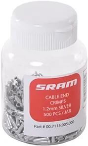 Embouts d'extrémité de manchon Sram pour cabine de 1,2 mm. 500 pièces