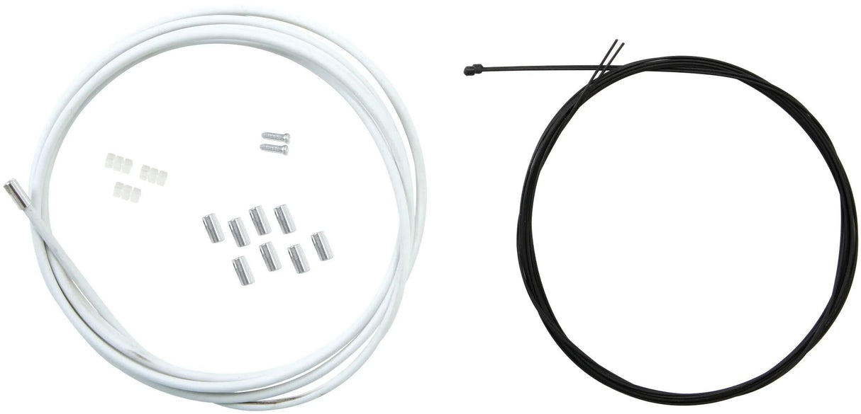 Contec jeu de câbles de dérailleur shift++ ct shift++ set acier ptfe 1,1mmx2275 mm blanc