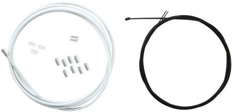 Contec jeu de câbles de dérailleur shift++ ct shift++ set acier ptfe 1,1mmx2275 mm blanc