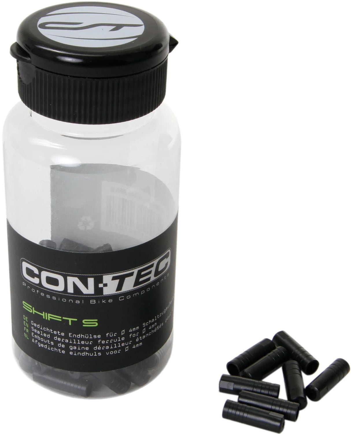 Contec cache-câble shift s ct cache-câble shift s paquet de 100 pièces. noir