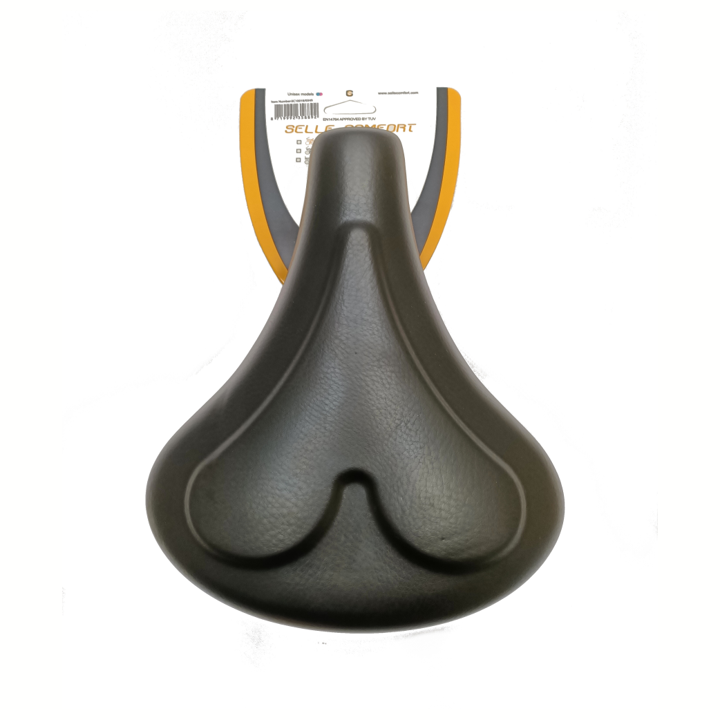 Selle Comfort Sadel City Gel Heart, sans nœud coulant