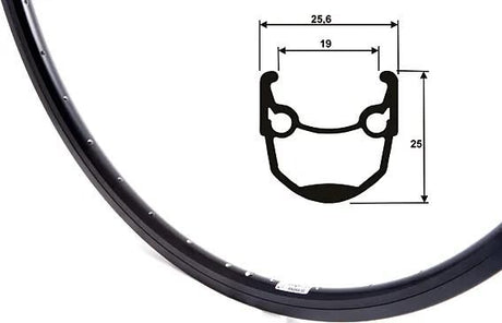 Jante Ryde andra 10 jante andra 10 19-622 36h noir