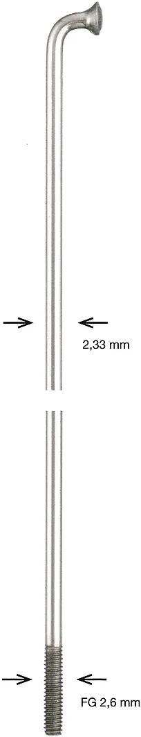 Rayon Alpina rayon inox 2,34x258 mm
