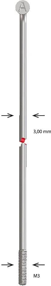 Alpina rayon rayon zinc m3x184 mm