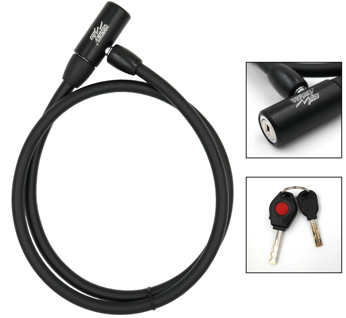 Câble antivol Security plus k88 câble antivol sec.plus k888 120cm noir