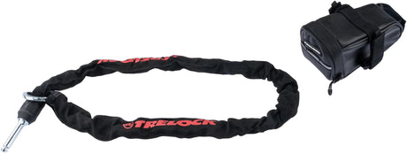 Trelock chaîne enfichable zr 355 chaîne enfichable zr355 150cm + sacoche de selle