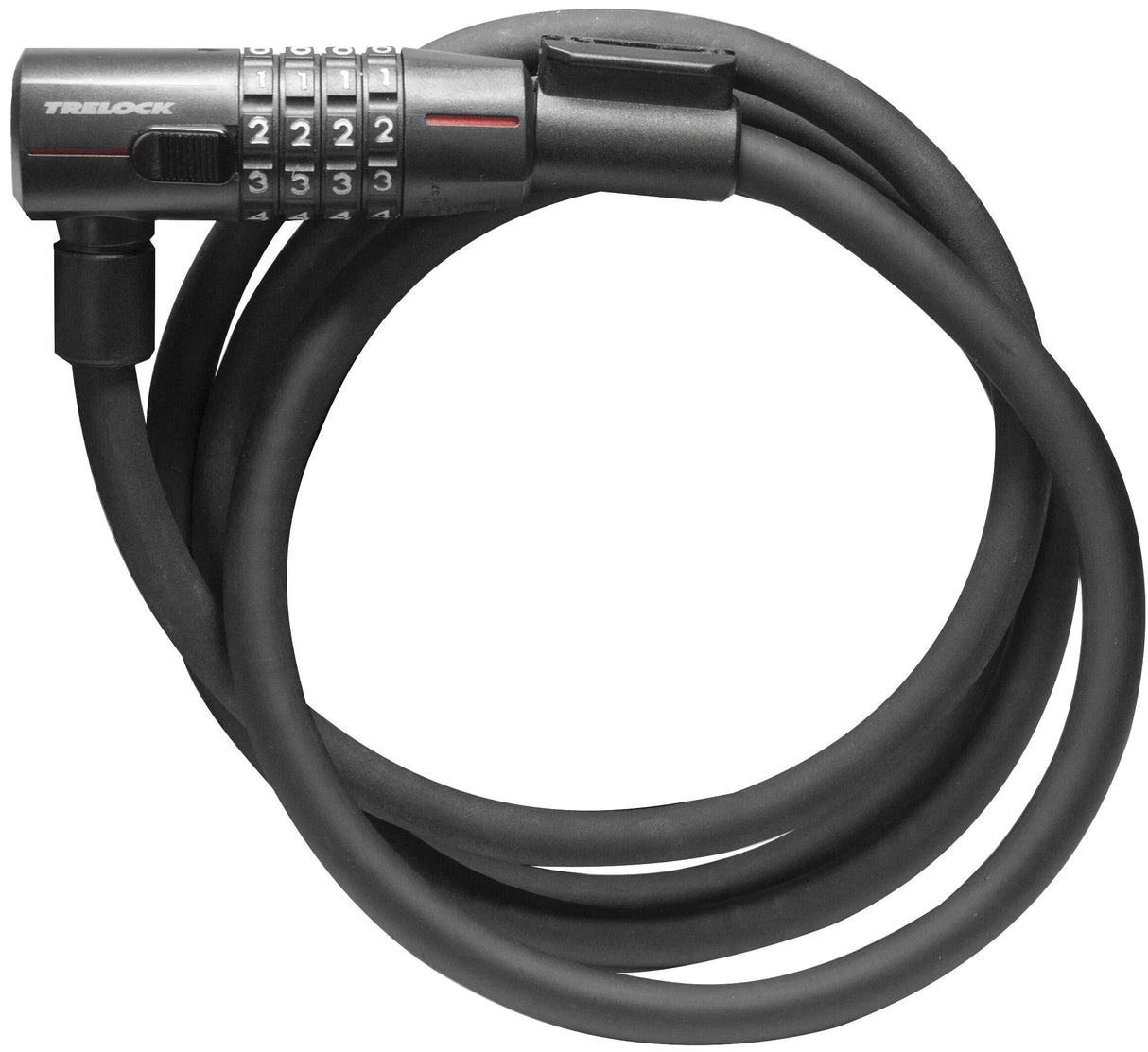 Trelock câble antivol ks 312 câble antivol ks312 110 cm code numérique