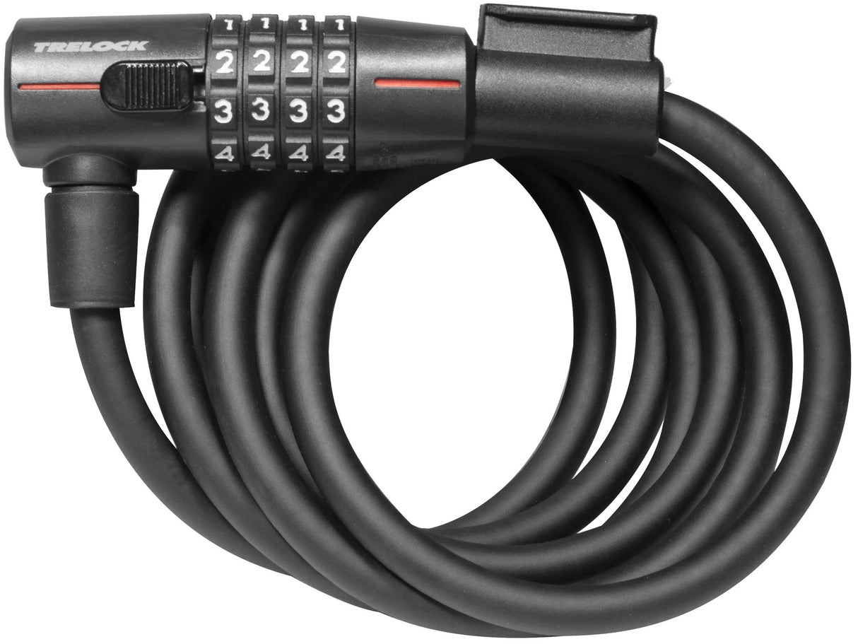 Trelock SK 210 C180 10 - verrouillage du câble flexible, 180 cm, noir