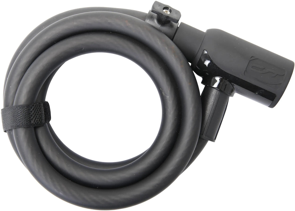 Contec câble antivol spiralé powerloc ct coil.cab.lock powerloc 15mm x 185 cm noir