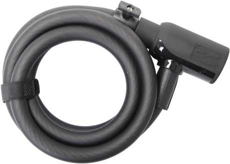 Contec câble antivol spiralé powerloc ct coil.cab.lock powerloc 15mm x 185 cm noir