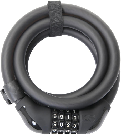 Contec numéro spirale câble antivol powerloc ct comb.coil.cab.powerloc 15mm x 185 cm noir