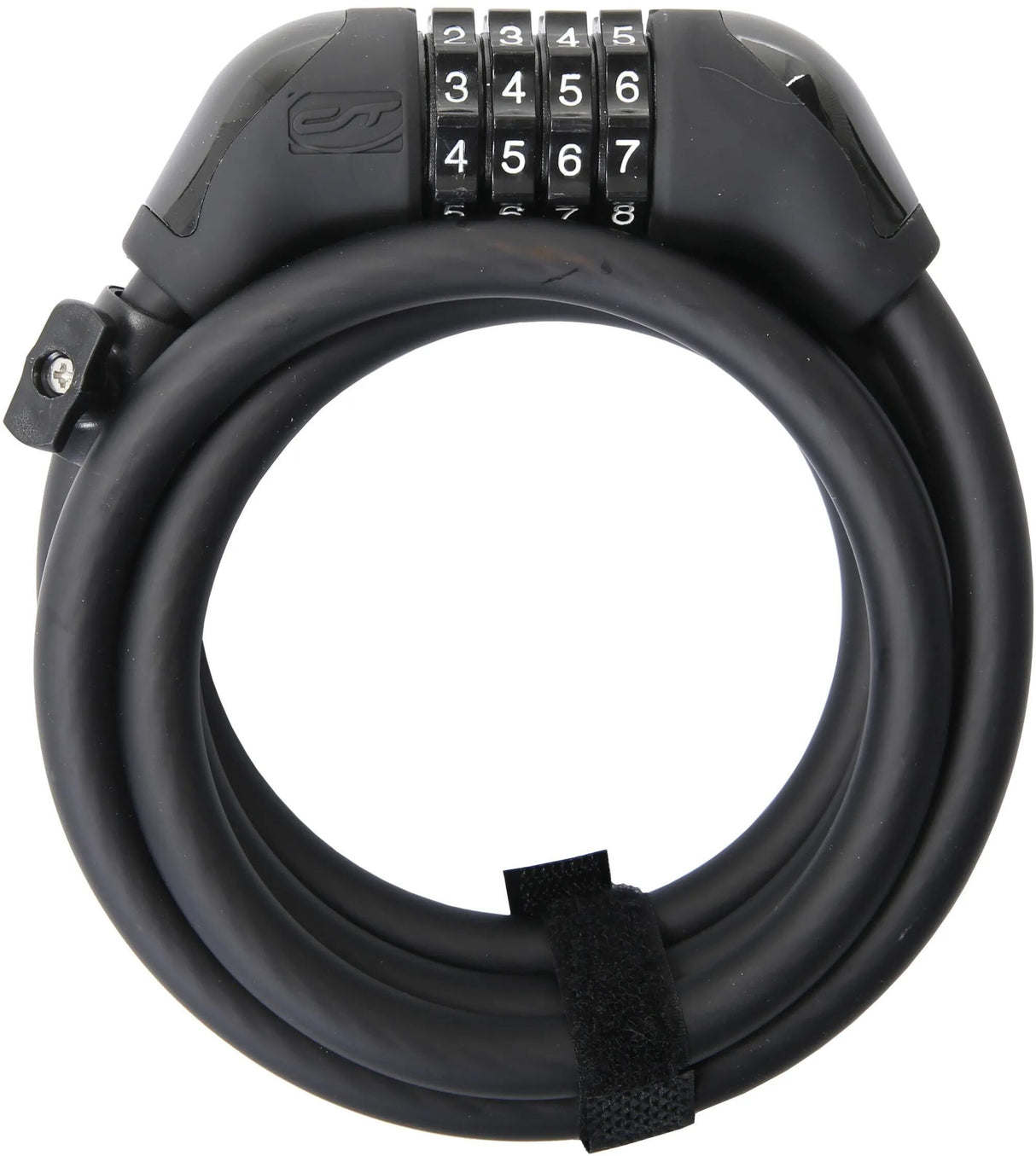 Contec numéro spirale câble antivol powerloc ct comb.coil.cab.powerloc 12mm x 185cm noir