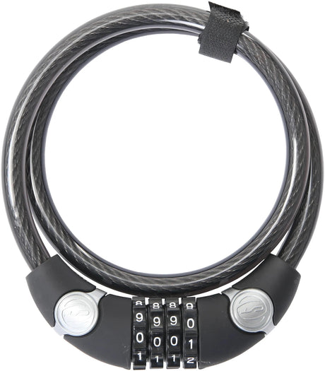 Contec numéro câble antivol ecoloc ct comb.cable antivol ecoloc 12mm x 85cm noir