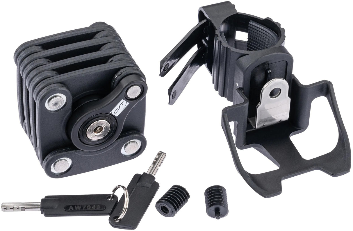 Contec serrure pliante blocklock ct prise pliante blocklo 64 cm, noir