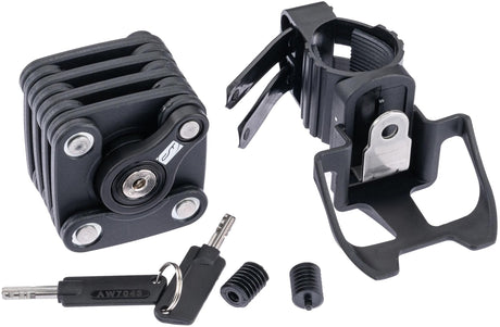 Contec serrure pliante blocklock ct prise pliante blocklo 64 cm, noir