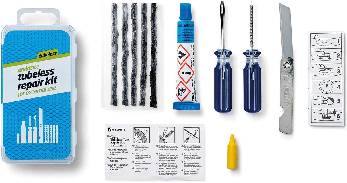 Kit de réparation tubeless Weldtite