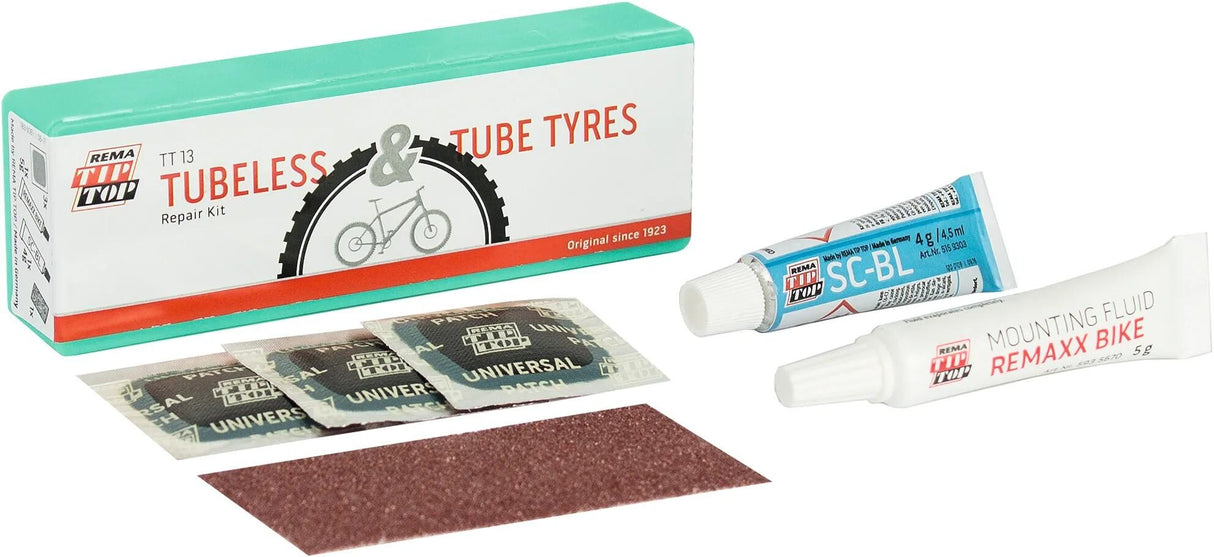 Gamme de réparation Tip top kit de réparation tubeless tt13 tt13 tubeless