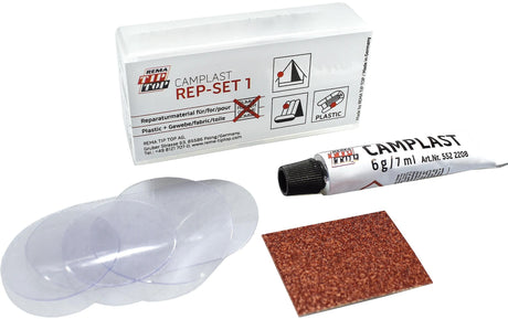 Gamme de réparation Tip Top Camplast 1 Patch Box Camplast 1