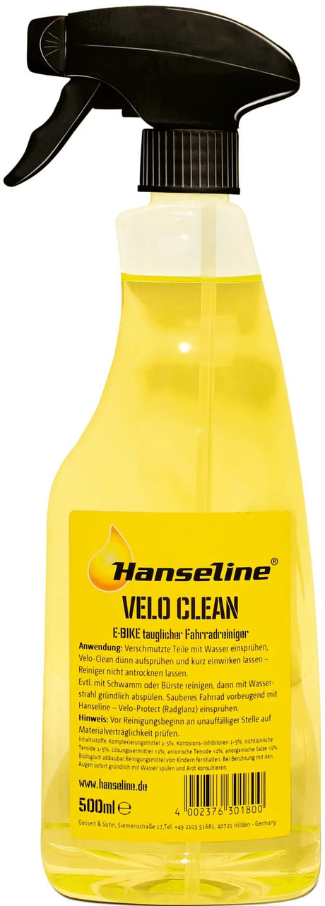Hanseline nettoyant pour vélo velo clean nettoyant pour vélo velo clean 500ml