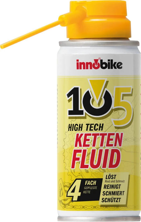 Innobike spray pour chaîne 105 fluide pour chaîne high tech spray pour chaîne high tech 105 100ml