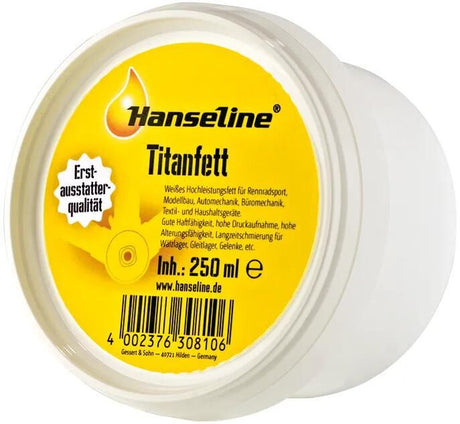 Hanseline graisse haute performance titanfett graisse haneline titanfett 250ml