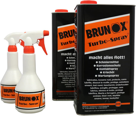 Kit de pulvérisation turbo d'huile universelle Brunox Multi-Oil Turbo Spray
