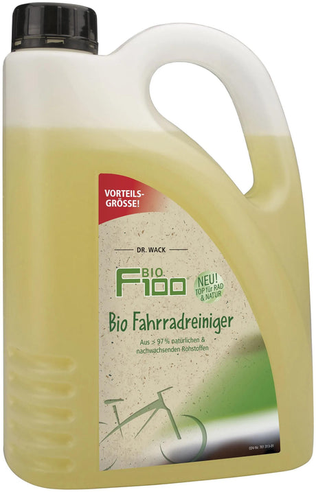 Dr. wack f100 bio nettoyant pour vélo bio recharge bidon de 2l