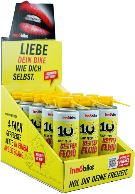 Présentoir de vente Innobike best-seller 105 high tech présentoir de fluide de chaîne topseller 105 high tech