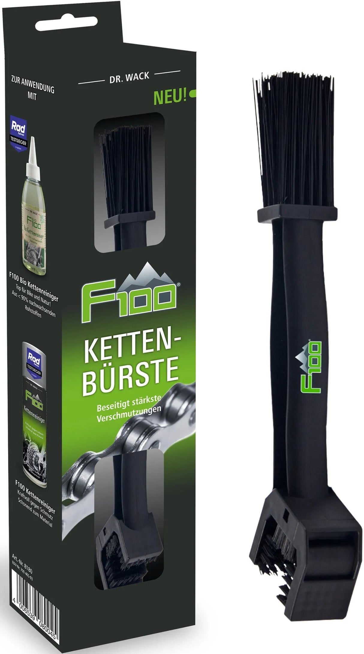 Dr. wack f100 brosse à chaîne brosse à chaîne dr.wack 1 pièce