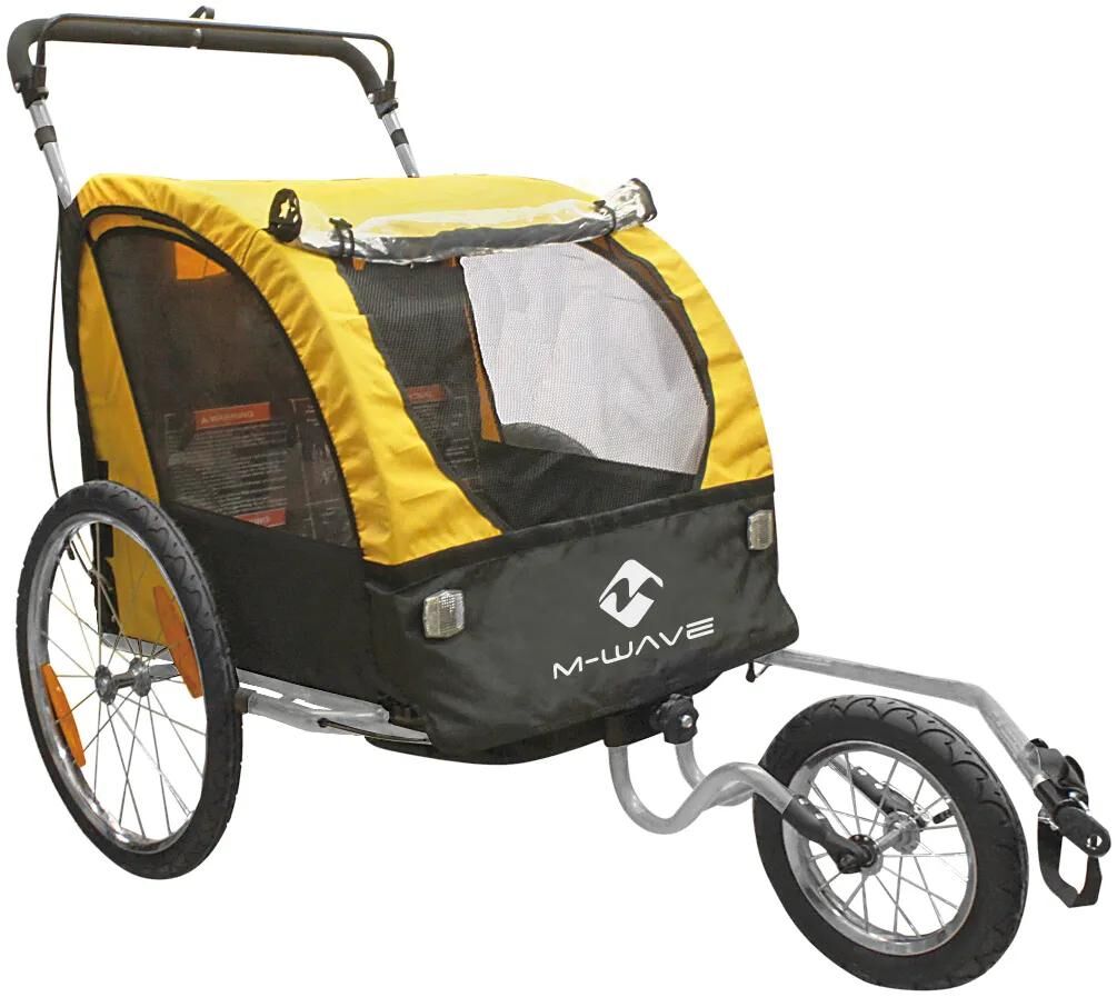 Parrot avec roue de marche - pliable, roues de 20 pouces, frein à main, 2 enfants, max 50 kg