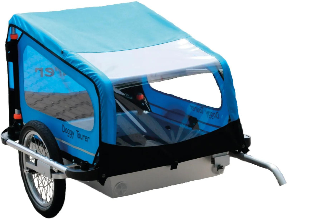 Doggytourer remorque pour chien de vélo doggy tourer m remorque pour chien enfants touring doggy tourer m bleu