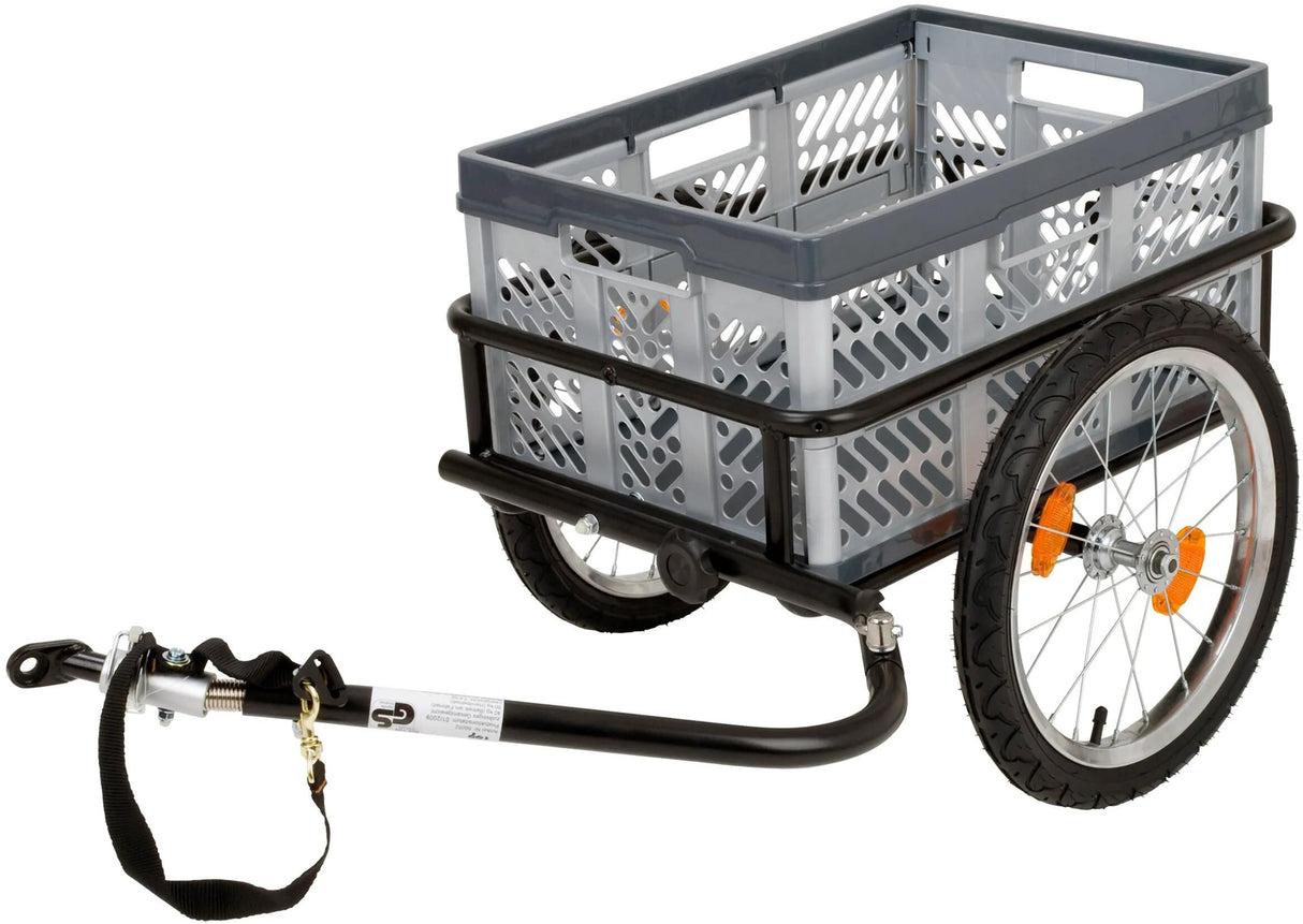 Remorque de transport de vélos Point Remorque cargo Monz avec 2 timon