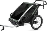 Thule vélo-remorque enfant chariot lite double. remorque enfant chariot lite 2 aga.green