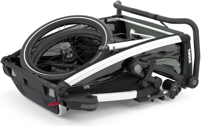 Thule vélo-remorque enfant chariot lite double. remorque enfant chariot lite 2 aga.green