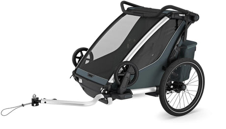 Thule vélo-remorque enfant chariot cross 2 double. remorque à vélo chariot cross double