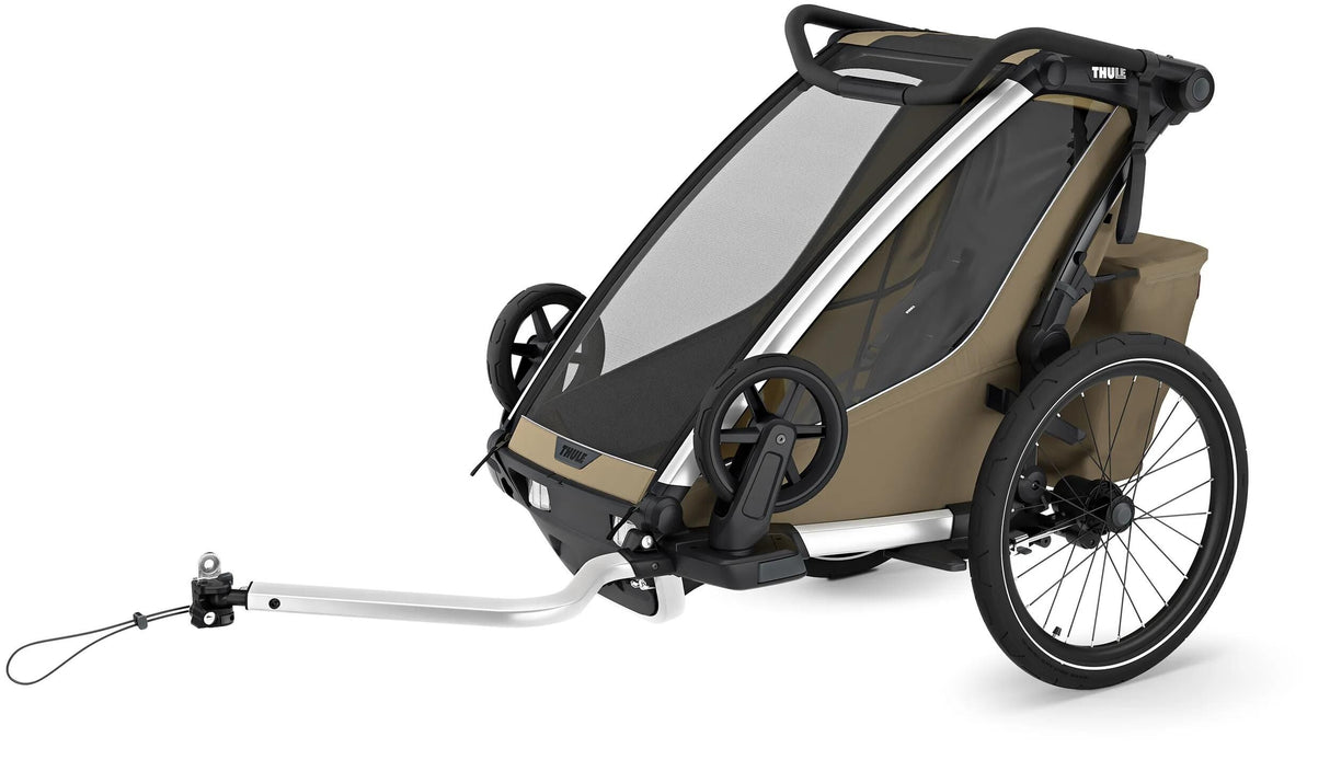 Remorque pour enfants Thule Chariot Cross 2 Remorque pour vélo simple Chariot Cross 2 Faded Kha
