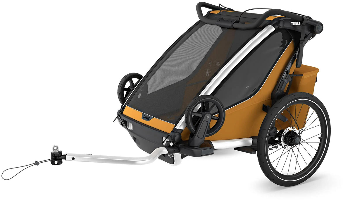 Thule vélo-remorque enfant chariot sport 2 double. remorque à vélo chariot sport 2 double go