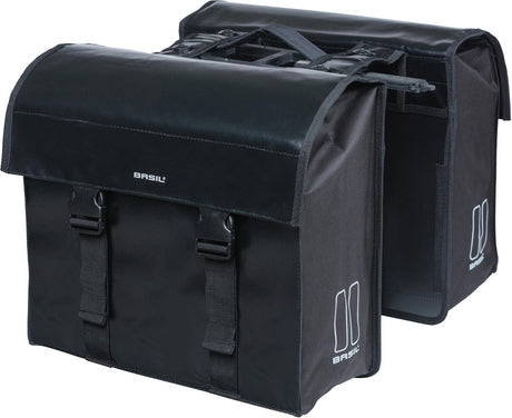 Sacoche de vélo double Basil Urban Load Mik 48-53 litres - noir