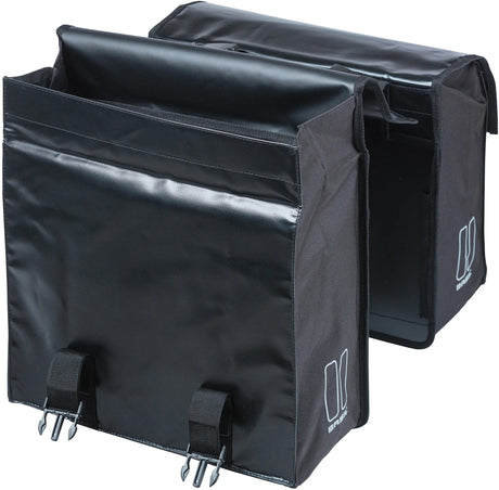 Sacoche de vélo double Basil Urban Load Mik 48-53 litres - noir