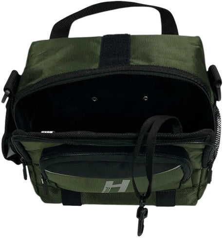Haberland sacoches de guidon bouteille 6l vert noir