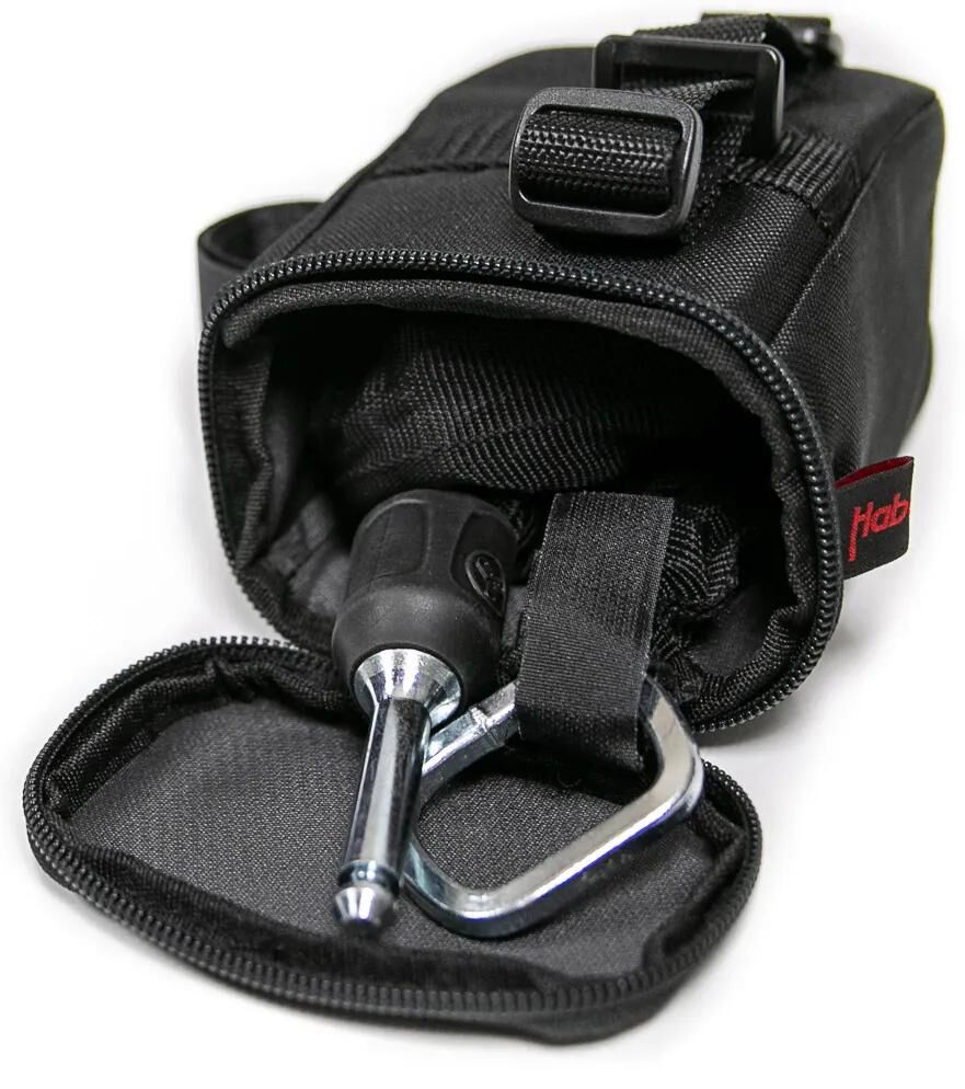 Haberland sac sac noir chaîne lâche, fermeture à boucle