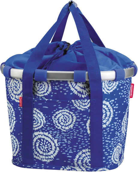 Rixen kaul shopper bag bikebasket shop.bag r k bikebasket batik bleu fort