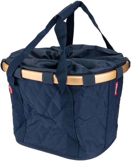 Rixen kaul shopper sac bikebasket shop.bag r k bikebasket losange minuit or