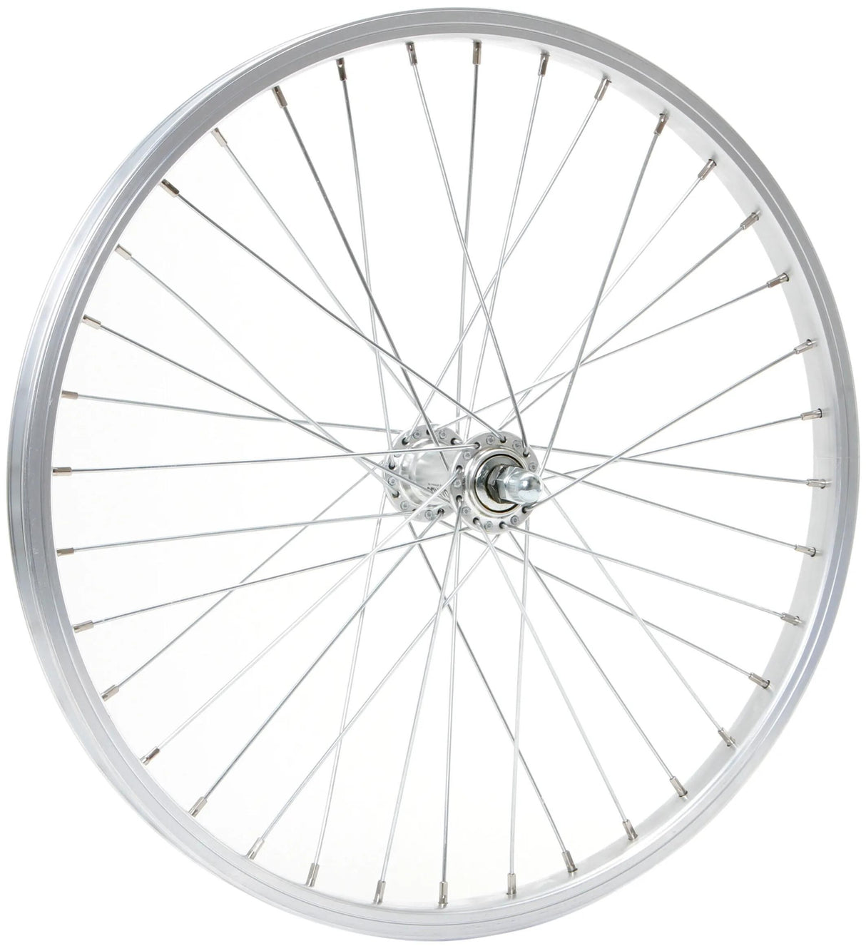 Roue avant Contec alu sport + quando kt-a16f. roue avant 20 2,00 zinc