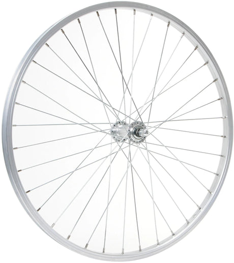 Roue avant Contec alu sport + quando kt-a16f. roue avant 24 2,00 zinc