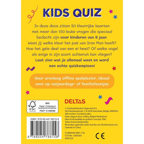 Deltas le meilleur quiz pour enfants depuis 9 ans