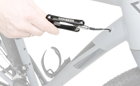 Outil de routage de câbles Contec tfm-cable guy ct install. outil tfm câble gars noir argent