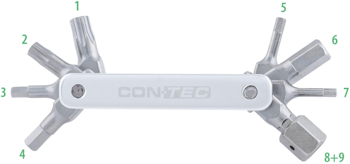 Contec outil multifonction tfr - buster 9 ct outil multifonction tfr-buster 9 9 fonctions argent