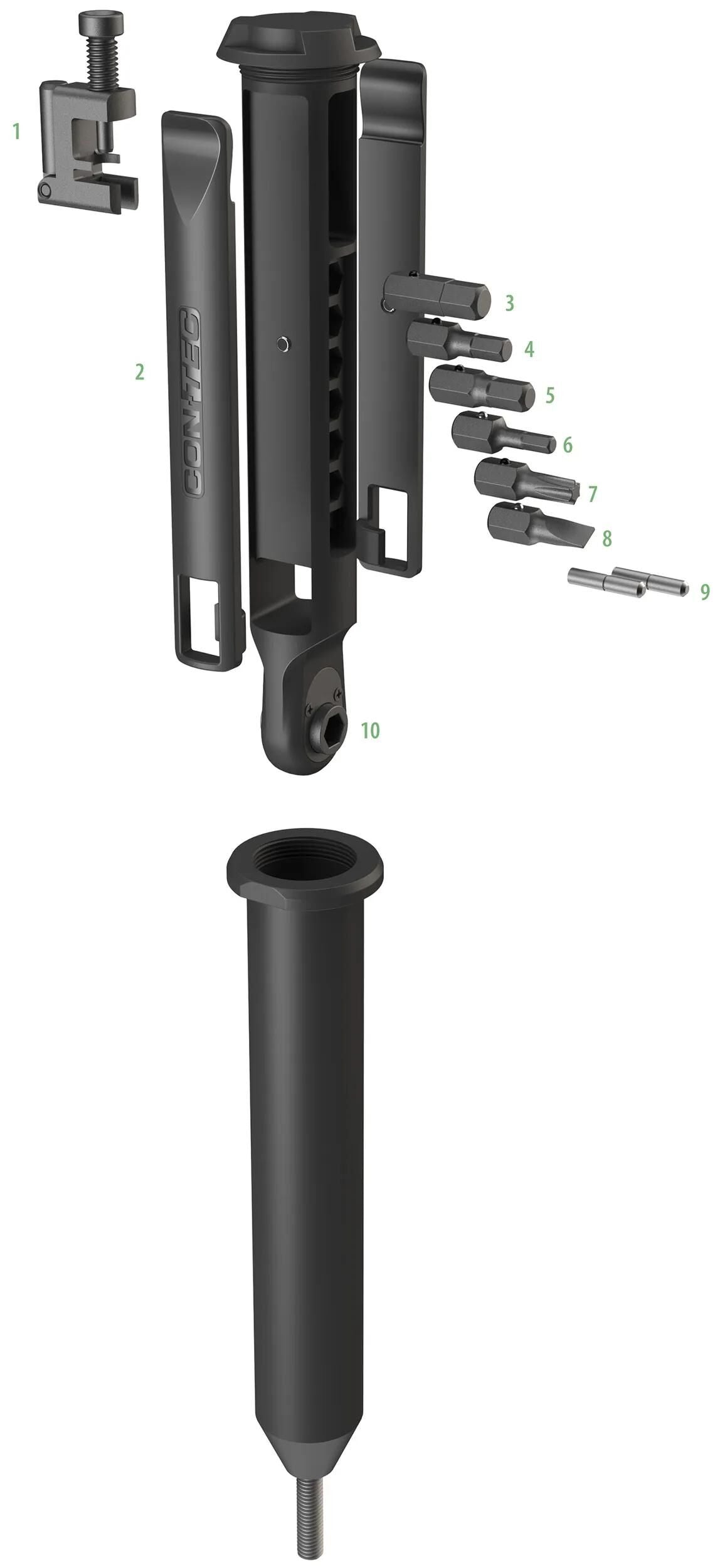 Contec outil multifonction fourchette au trésor ct fourchette au trésor multi-outil 10 fonctions