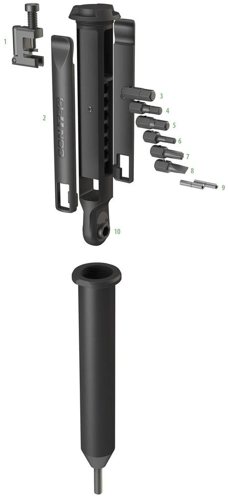 Contec outil multifonction fourchette au trésor ct fourchette au trésor multi-outil 10 fonctions